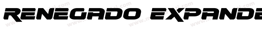Renegado Expanded It字体转换
